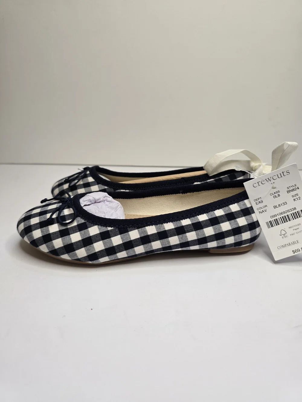 J. Crew Kids NWT Plaid, Gingham, Leopard Dress Shoes - Black, Red, Navy, Brown